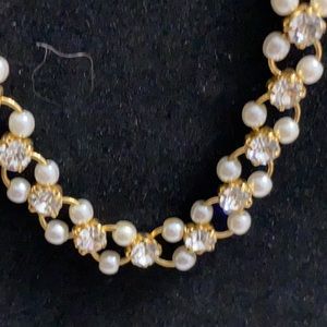 Pearl & Rhinestone Necklace